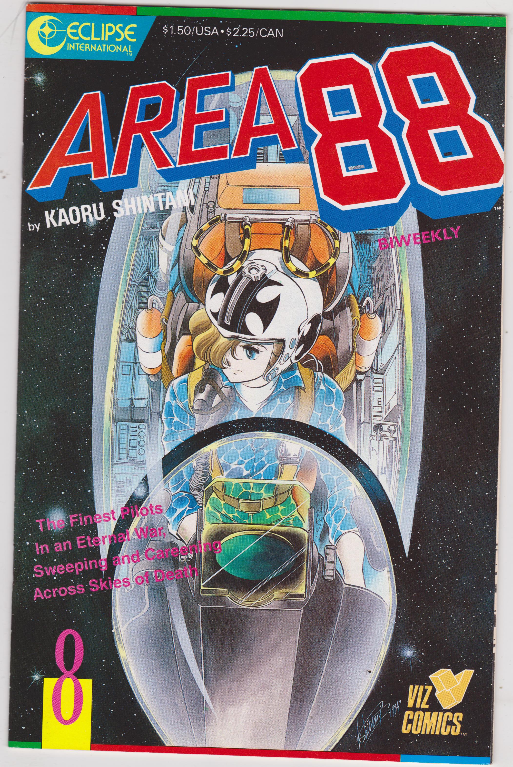 Area 8 Comic Books Copper Age Eclipse Horror Sci Fi Hipcomic