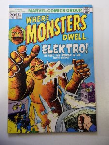 Where Monsters Dwell #22 (1973) VG/FN Condition