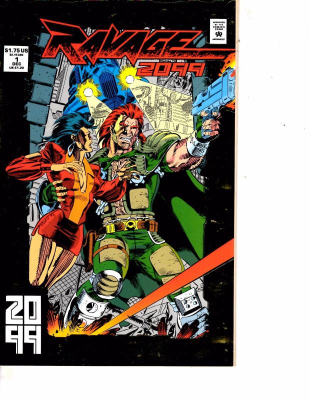 Lot Of 2 Marvel Comic Books Ravage 2099 #1 and Marvel Age #118  ON5