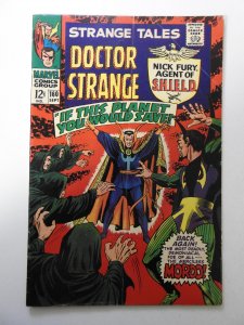 Strange Tales #160 (1967) VG- Condition 1/2 in tear bc
