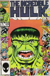 The Incredible Hulk #325 (1986)  NM 9.4  Marvel 25th anniversary picture frame