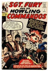 SGT. FURY AND HIS HOWLING COMMANDOS #1 comic book 1963-Marvel Silver-Age Key