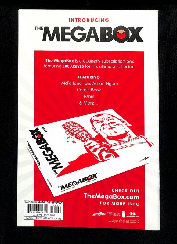 Walking Dead #164 Ryan Ottley, Dave Stewart Variant