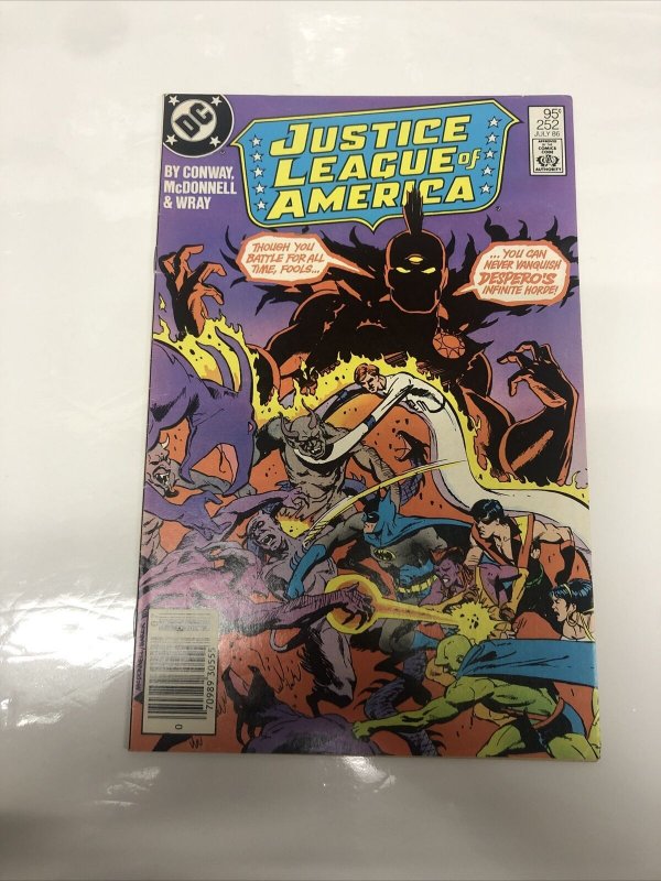 Justice League Of America (1986) #252 (VG) Canadian Price Variant • Gerry Conway