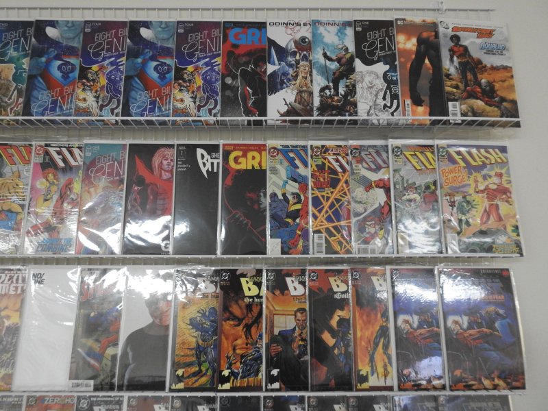 Huge Lot 150+ Comics W/ Flash, Batman, Eight Billion Genies, +More! Avg VF Cond!