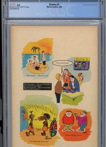 Groovy 1  CGC 5.0  1968  Marvel Humor Book!