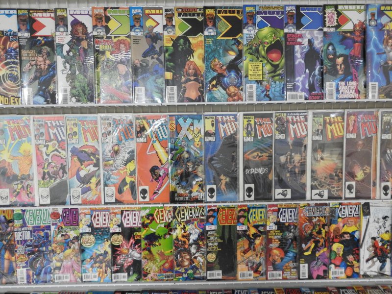 Huge Lot of 160+ Comics W/ Firestar, New Mutants, Generation X Avg. VF Condition