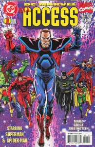 DC/Marvel: All Access #1 Direct Edition (1996) Spider-Man