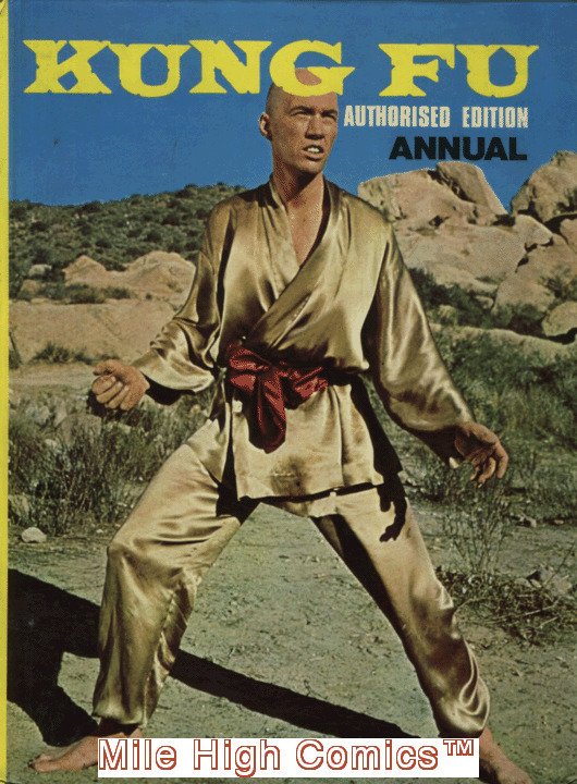 KUNG FU ANNUAL AUTHORISED EDITION U.K. HC #1975 Near Mint