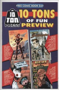 10 TONS of FUN SAMPLER #1, FCBD, NM,  Red Dawn, Frankenstein, Fight, 2021