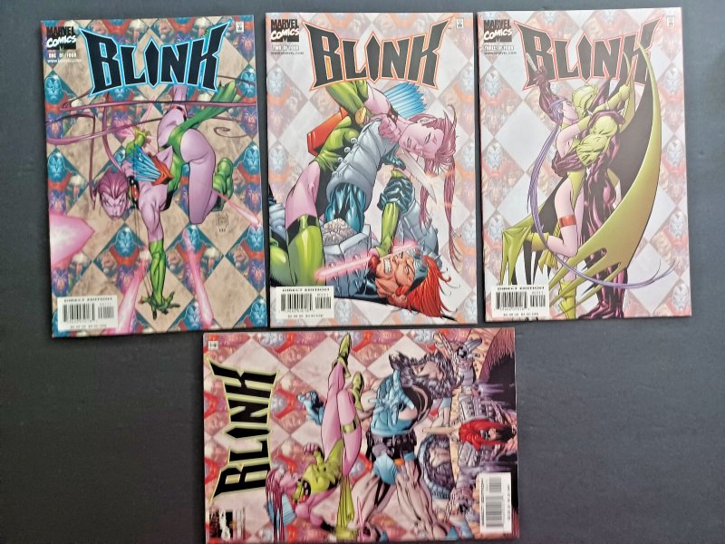 Blink #1 2 3 & 4 #1-4 Complete Set - 1st App of Nocturne - X-Men - 2000 - NM