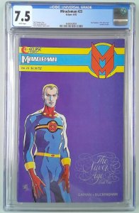 MIRACLE MAN (1988) #23 CGC 7.5 FIRST SILVER AGE STORY (SLAB GRADE)