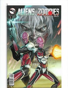 Aliens vs. Zombies #5A NM 2015   nw124