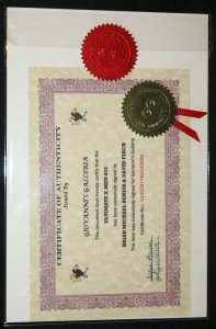 Ultimate X-Men #35 (VF / NM) 2003 Signed by David Finch & Brian Michael Bendis