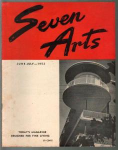 Seven Arts #1 6/1952-way of life called art-unique art magazine-FN