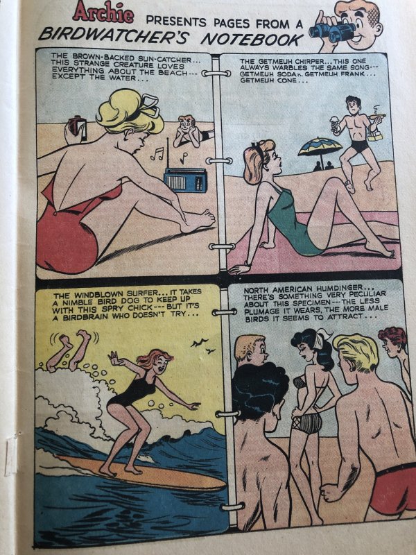 Archie’s Joke Book 82,Veronica beach cvr!bttm staple pull