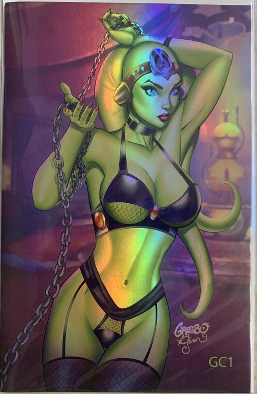 GEEZER COMICS | OOLA SEXY VIRGIN FOIL COVER - GREGBO | PUBLISHER COPY #1 (GC1)