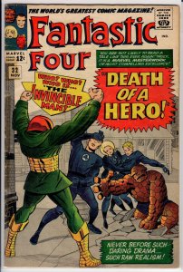 Fantastic Four #32 (1964) 2.5 Q TAPE ON COVER