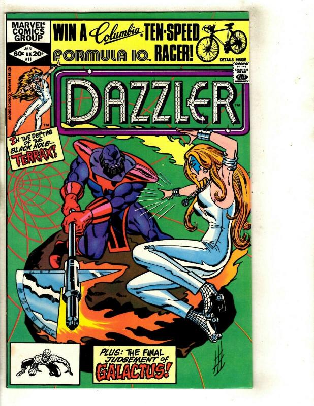 Lot of 11 Dazzler Marvel Comic Books # 1 2 3 4 5 6 7 8 9 10 11 Spider-Man JF10