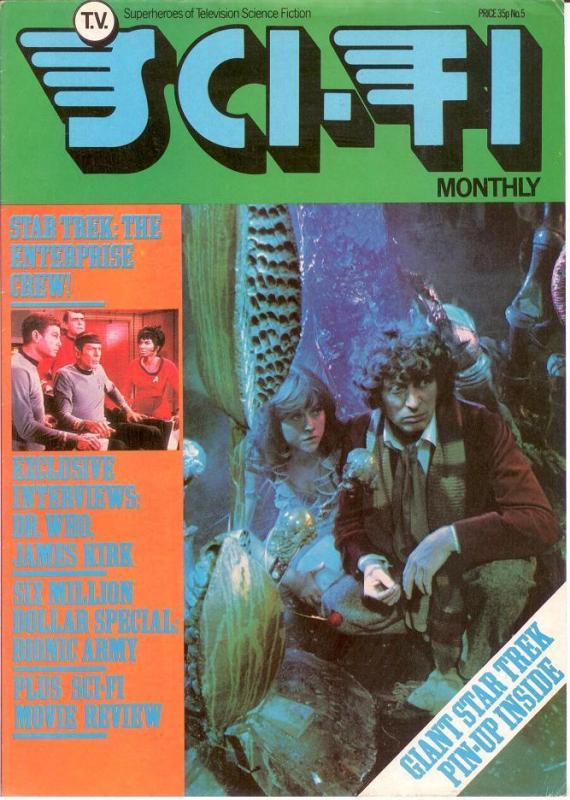 TV SCI FI MONTHLY 5 VF DR WHO CVR; INTERVIEWS: TOM BAKE