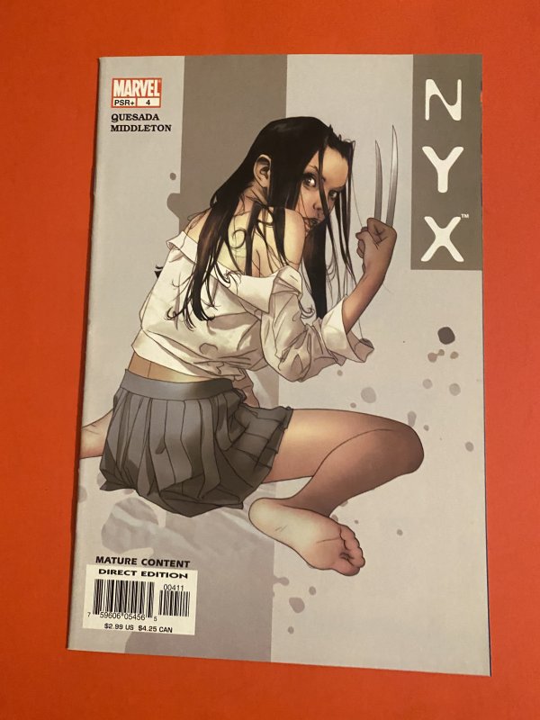 NYX #4 2nd X-23 Lara Kinney Wolverine Key High grade