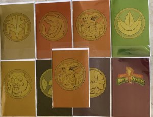 MIGHTY MORPHIN POWER RANGERS 115, 116, 117, 118, 119 POWER COIN FOIL SET OF 9