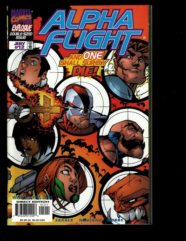 12 Alpha Flight Marvel Comics 1 2 3 4 5 6 8 10 11 12 13 14 Wolverine Canada GK16