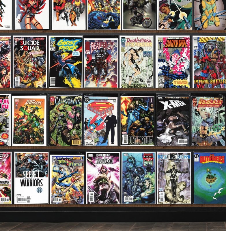 Huge Lot 130+ Comics with The Uncanny X-Men, Robo Hunter & More!