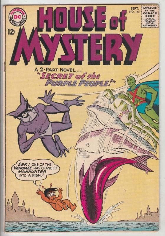 House of Mystery #145 (Sep-64) FN/VF+ High-Grade Martian Manhunter