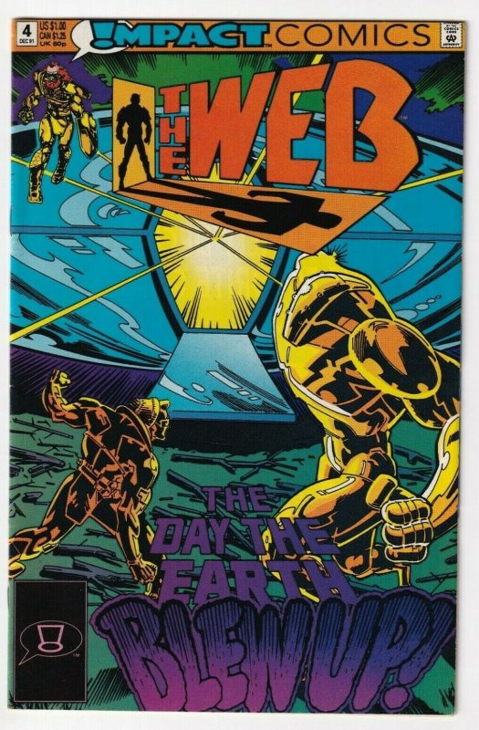 The Web #4 December 1991 Impact Comics DC