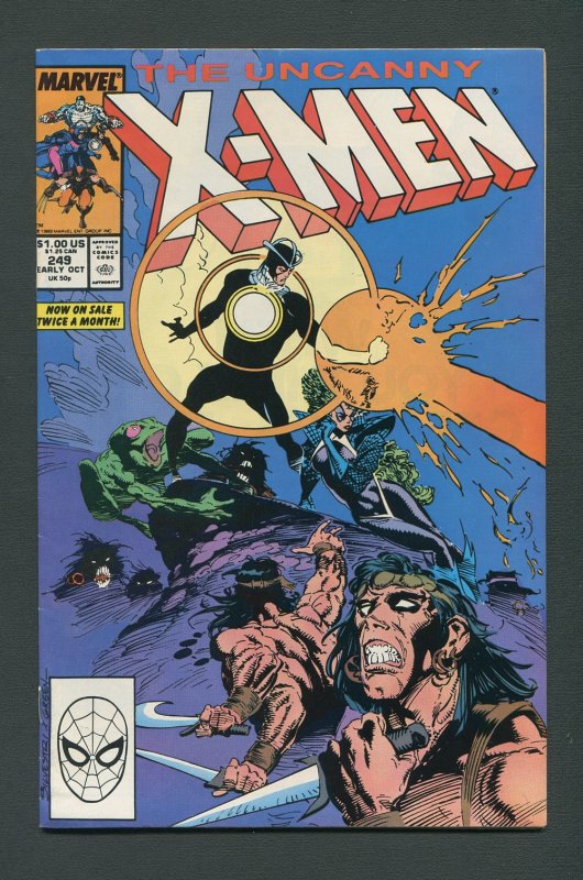 Uncanny X-Men #249 (1st Series 1963) /  7.5 VFN-  October 1989