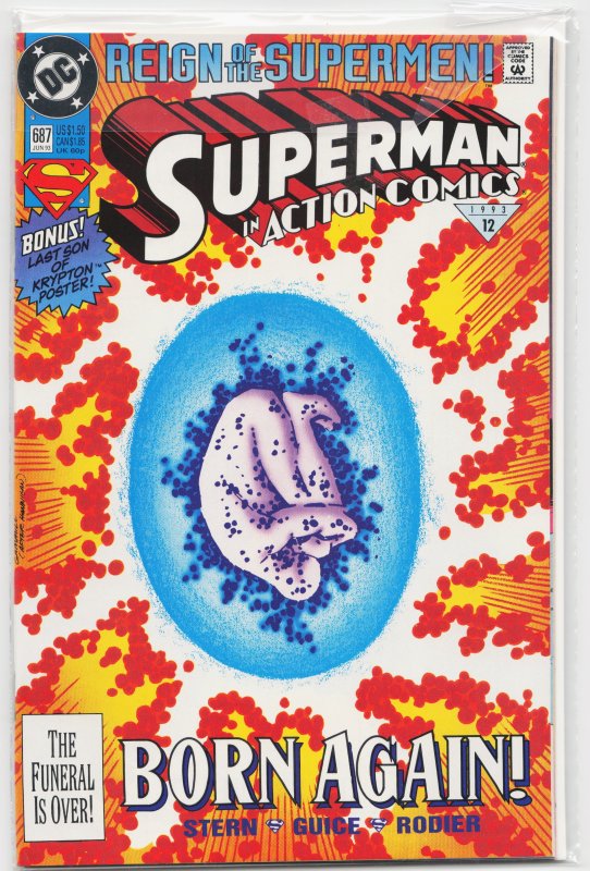 Action Comics #687 (1993) Superman [Key Issue]
