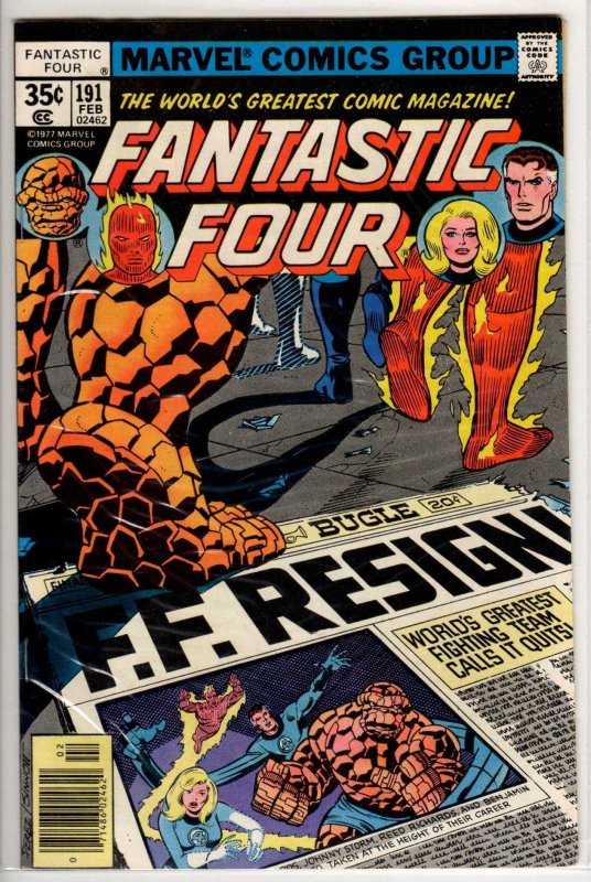 Fantastic Four #191 (1978) 7.5 VF-