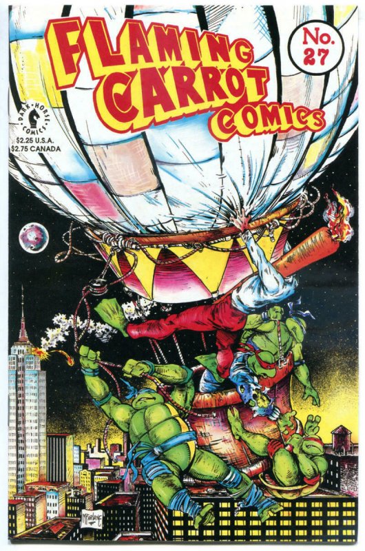 FLAMING CARROT #27, NM, Burden, Teenage Mutant Ninja Turtles, Todd McFarlane