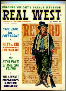 REAL WEST JANUARY 1965-CHARLTON-BILLY THE KID-VG