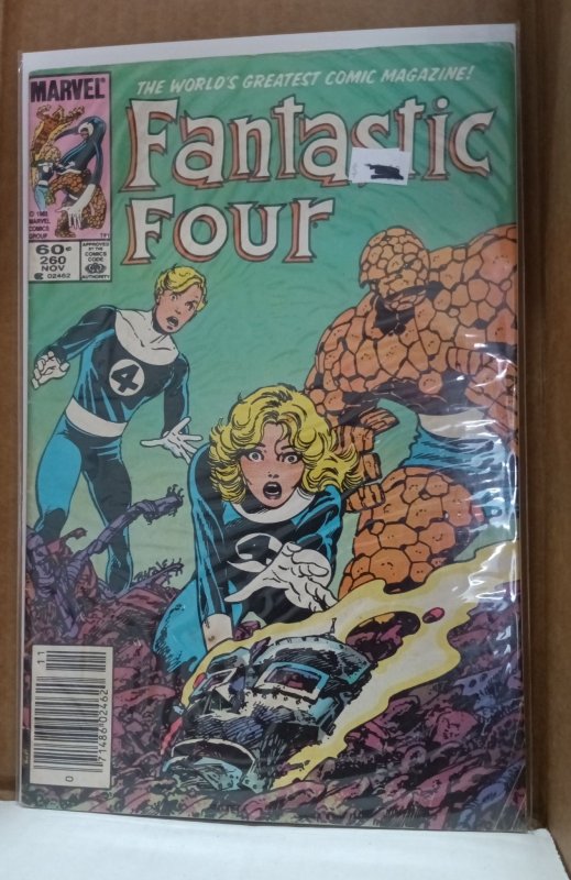 Fantastic Four #260 Newsstand Edition (1983). Ph21x2