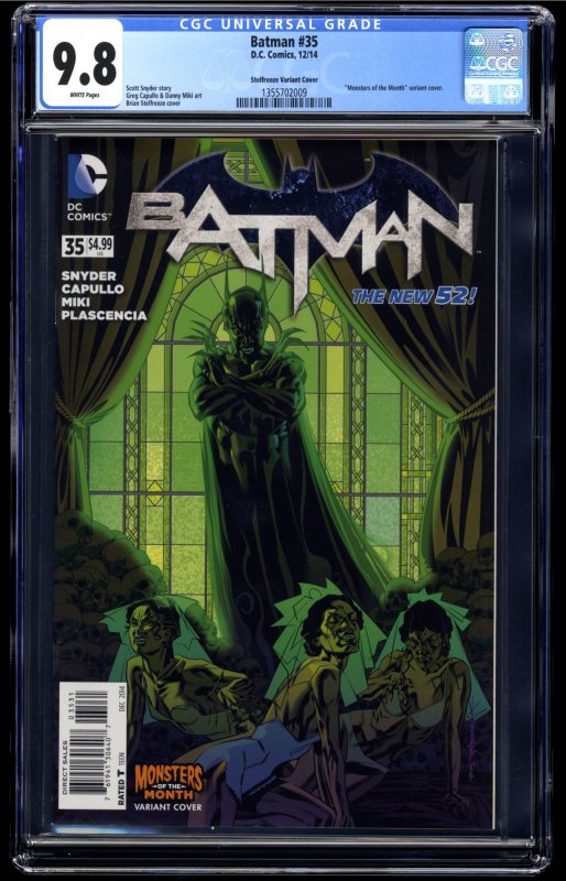 Batman (2011) #35 CGC NM/M 9.8 White Pages