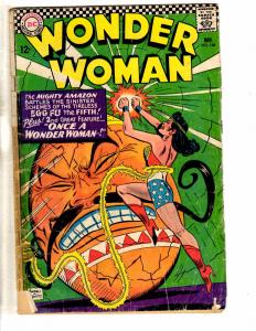 Wonder Woman # 166 GD DC Comic Book Batman Superman Flash Arrow Hawkman J249