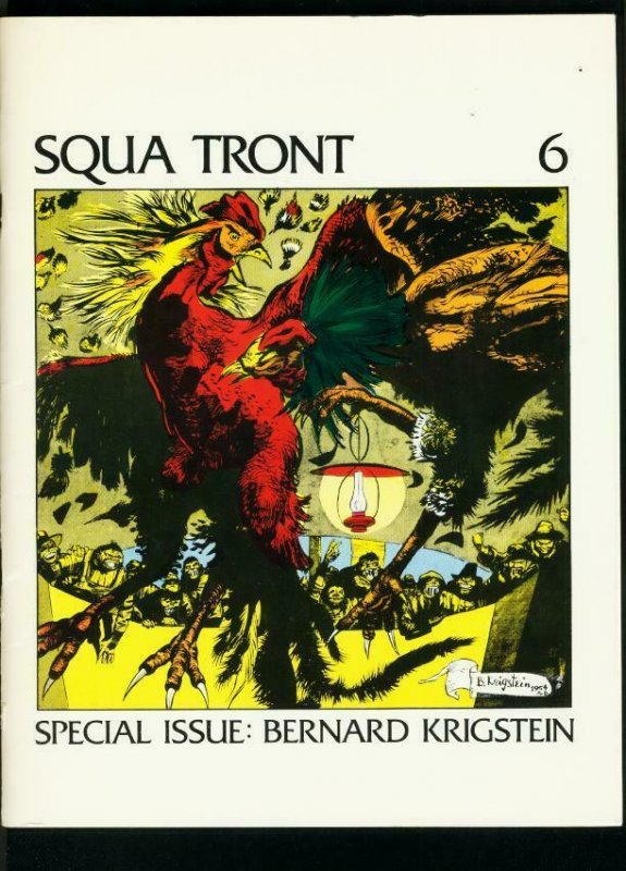 SQUA TRONT #6-EARLY EC FANZINE-1975-BERNIE KRIGSTEIN--INTERVIEW-CHELIST-BIO VF-