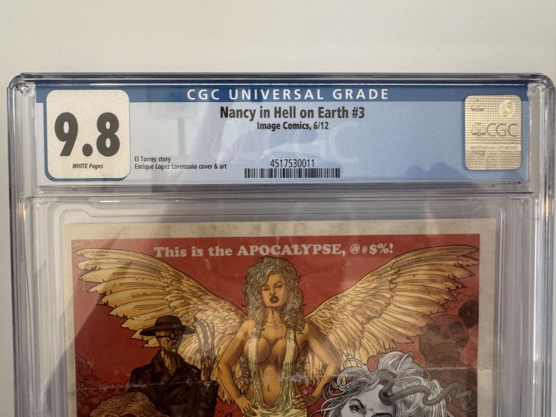 Nancy In Hell On Earth #3 CGC 9.8 (2012)