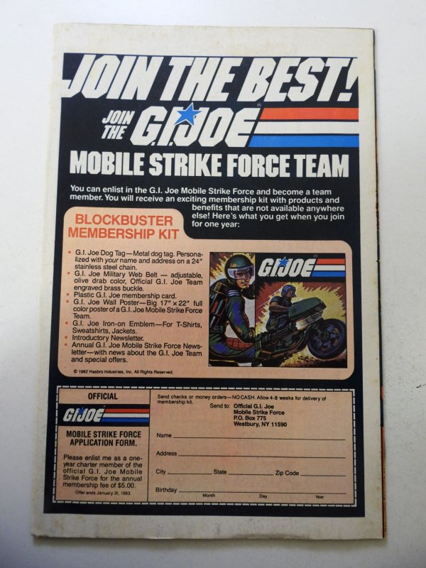 Marvel Super Hero Contest of Champions #3 (1982) FN Condition