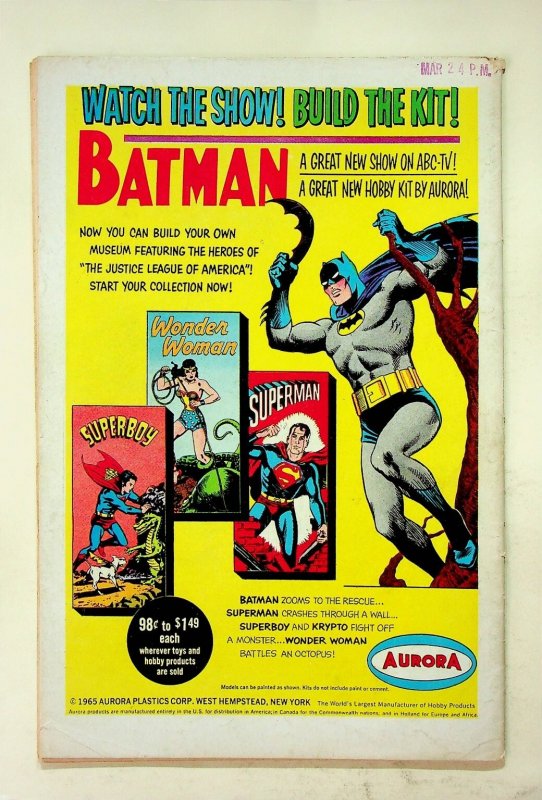 Adventure Comics #344 DC Comics Superboy Legion of Super-Heroes Silver Age