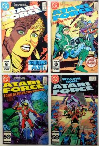 Atari Force Lot of 4 #9, 10, 18, 19 (1984) DC Comics 1st Print Comic Books