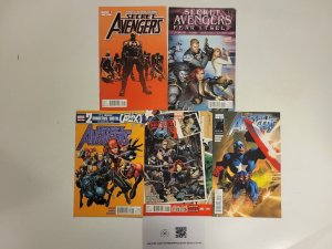 5 Secret Avengers Marvel Comic Books #1 12 12.1 13 22 16 TJ18