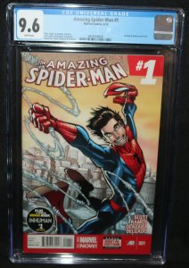 Amazing Spider-Man #1 - Humberto Ramos Cover - CGC Grade 9.6 - 2014 