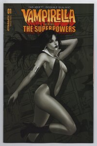 Vampirella vs Superpowers #1 Leirix 1:7 B&W Variant (Dynamite, 2023) NM