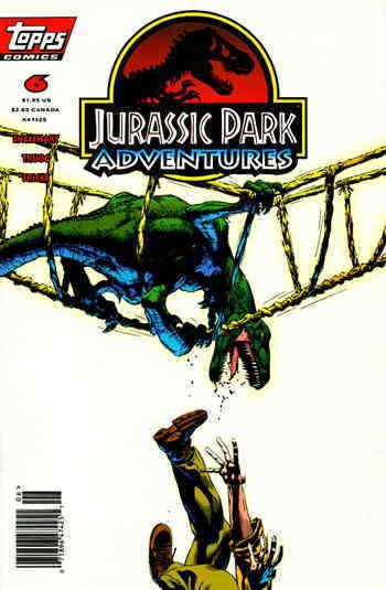 Jurassic Park Adventures #6 FN; Topps | save on shipping - details inside