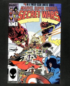 Marvel Super-Heroes Secret Wars #9 Avengers!  Iron Man!