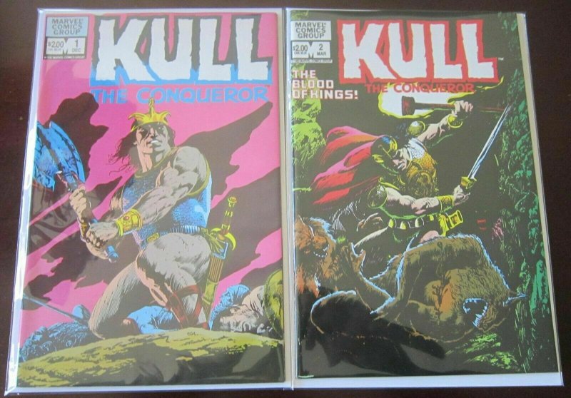 Kull 2nd series set from:#1 + #2 9.0 NM (1982) 