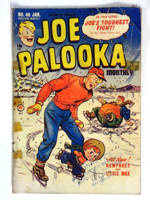 Joe Palooka #40 Humphrey Little Max Harvey Comics (1950) G